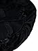 100% Mulberry Silk Night Sleeping Cap Bonnet Hats for Women, Chemo Caps Cancer Headwear Skull Cap,Very Silky & Comfortable Black