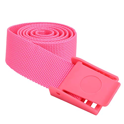 150cm/59.1in Diving Nylon Belt, 5cm/2.0in Scuba Weight Belt Nylon Webbing Waist Belt with Quick Release Buckle for Scuba Diving (Pink)