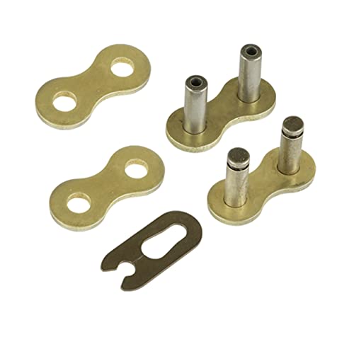 Caltric Golden 530-Pitch 120-Links Non-Oring Drive Chain Compatible With Atv | Utv | Quad | Side X Side | Motorcycle | Dirtbike | With Rivet And Clip On Master Links #TOP3