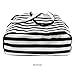 Corduroy Tote Bag Cute Tote Bags for Women Shoulder Bag with Inner Pocket for Work Beach Travel and Shopping Grocery (Black and White Stripes)