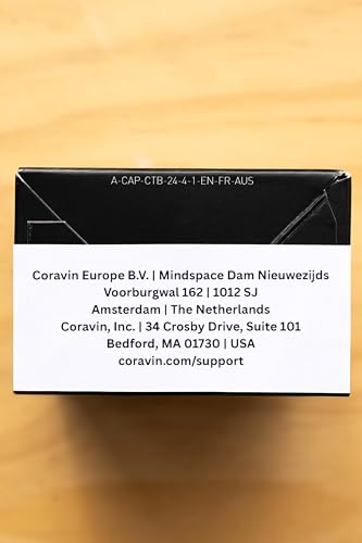 Coravin Argon Gas Edelstahlkapseln | Zur Verwendung mit dem Coravin Weinkonservierungssystem | Eine Kapsel Konserviert bis zu 15 Gläser, 6er Pack