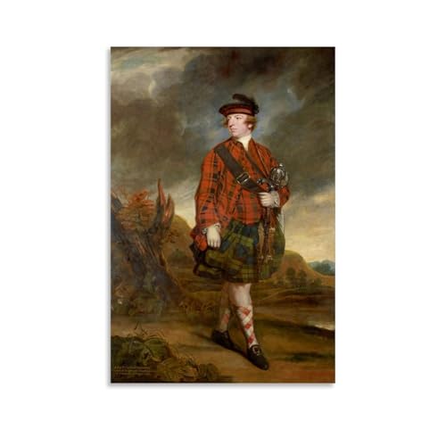 Sir Joshua Reynolds - John Murray, 4th Earl of Dunmore Poster�A�[�g���[�N�{�[�h�A�E�H�[���X�e�b�J�[�A�C���e���A�f�U�C���|�X�^�[�A�����◾�̑����A�V�z�j���̃M�t�g�B 16x24inch(40x60