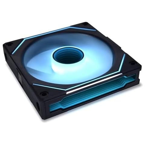 Lian Li UNI Fan SL-Infinity 120-Single Pack-ARGB Fan-Infinity Mirror-Daisy-Chain Design-Customizable Lighting Effects-One Cable Connection-Without Controller-Black-(UF-SLIN120-1B) Cover