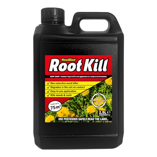 Weedblast Rootkill Weedkiller 2.5L Litre Ready to use Glyphosate Weed Killer