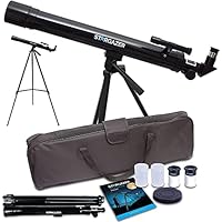 Stargazer Telescope for Kids And Beginners, Portable Refractor Astronomy Telescope 50mm Aperture 400mm Focal Length with Eyepieces, Adjustable Tripod, Carry Bag, Astronomy Set for Moon & Planets