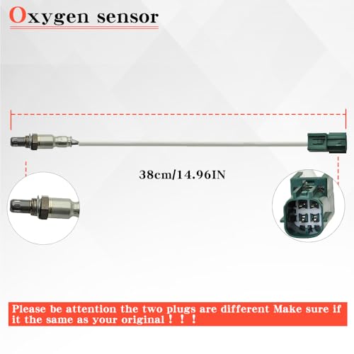 Sensor de Oxígeno Downstream 2Pcs Compatible Nissan miniatura 7