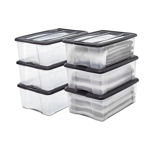Dimensioni della scatola portaoggetti esterno: l58 x p39,5 x h21 cm, interno: l48 x p31,5 x h18,5 cm, questo prodotto è 100 percentuale europeo realizzato da iris ohyama presso i suoi stabilimenti
