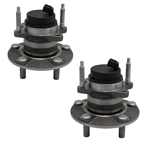 Image of TRQ Rear Left and Right Wheel Bearing and Hub Assembly Set 2 Piece Compatible with 2010-2013 Kia Forte 2010-2013 Forte Koup
