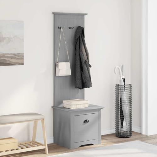 Mueble de entrada BODO gris para transformar tu dormitorio o pasillo estrecho 3
