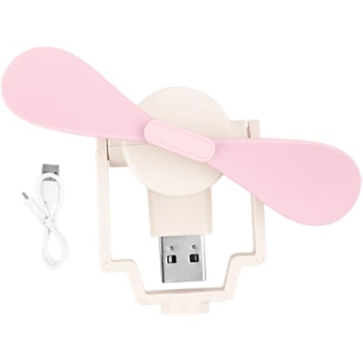 JAZZY PEARLS Mini Camping Fan Versatile Compact USB Fan for