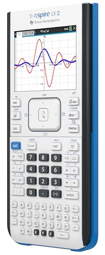 texas instruments ti-nspire cx ii color graphing calculator with student software pcmac white 354 x 748