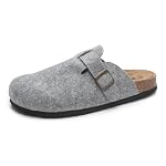 JOMIX – JOMIX Filzclogs Herren Hausschuhe mit verstellbarer Schnalle