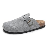 JOMIX – JOMIX Filzclogs Herren Hausschuhe mit verstellbarer Schnalle