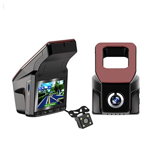 Dash Cam, Full HD Dual Dash Camera i bilkamera Dashboard Camera Dashcam för bilar vidvinkel med Display Night Vision Motion Detection, Dash Cam Dash Cam Dash Cam,0
