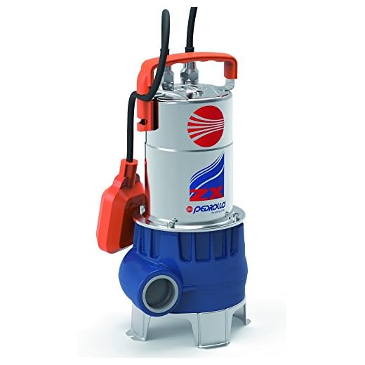 Pedrollo Vortex Submersible Pump for Very Dirty Water ZXm 1A/40 5M 0,85Hp 240V