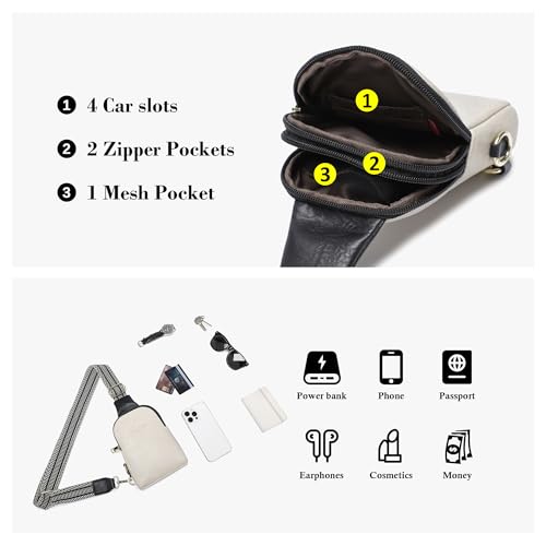 Image of Small Anti Theft Crossbody Bags for Women Faux Leather Sling Purses | RFID Blocking, Lightweight, Travel Essentials, with Security Zippers