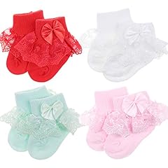 4 Pairs E: White, Pink, Lightgreen, Red