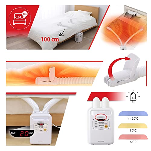 image for Iris Ohyama, 3-in-1 Electric Blanket, Dryer & Disinfector, 700 W, Exte