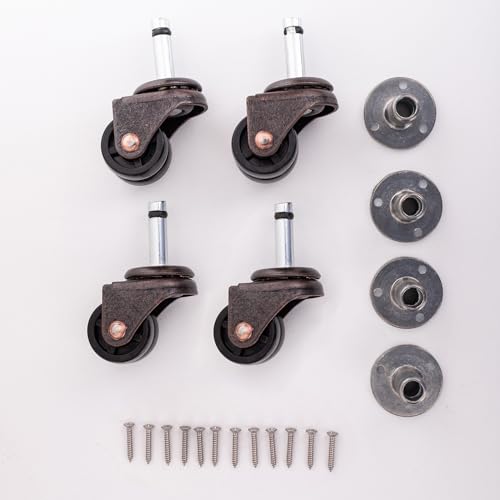 XUYIYUE Piano Upright Bronze Plastic Double Wheel Set (4)