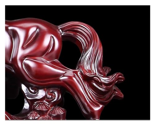 Statue de cheval de table en résine RLKHXBS M pour décoration de bureau chic - 2