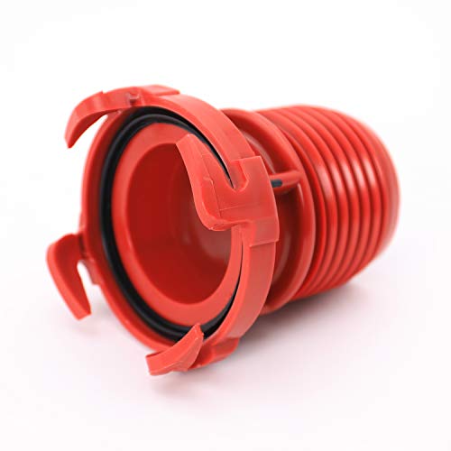 Valterra F02-3101 Rv Drain Hose Connection Ez Coupler Valve Adapter , Red #TOP3