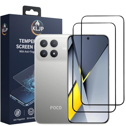 Image of Gorilla Tempered Glass For Poco F8 Pro With Installation Kit | Edge to Edge Coverage | Black (Pack Of 2)