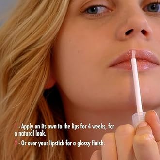 L'Action Paris Volume Lip Enhancer, Lip Gloss For Fullness Texture and Glossy Finish, Transparent Formula with Oligopeptides for Natural Shine and Volume 10ml