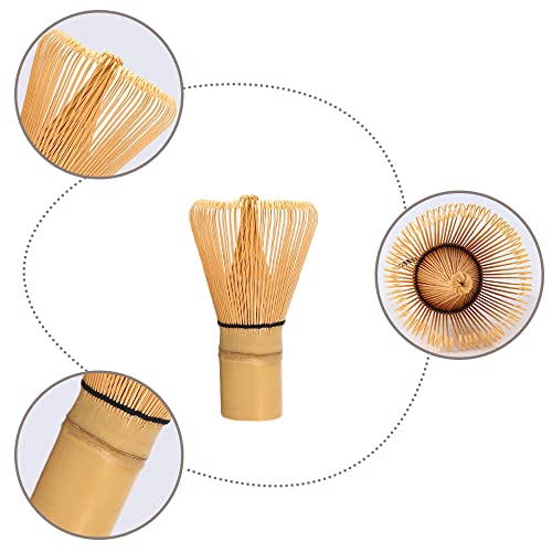 Matcha Whisk Natural Bamboo Tea Powder Whisk Semi-Handmade Chasen For Making And Stirring Matcha #TOP2