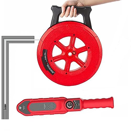 DAZULI Wall Pipe Blockage Detector 20m/30m/40m Pipeline Blocking Clogging Scanner Plumbers Instrument Diagnostic Tool for Steel Iron and PVC Pipes,30M-220V