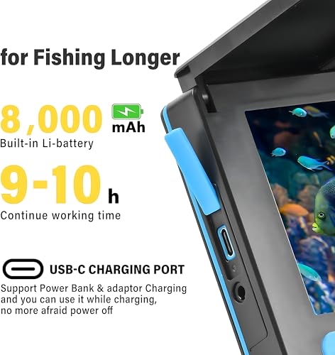 Caméra de pêche sous-marine à vision nocturne LED infrarouges et grand angle - 5