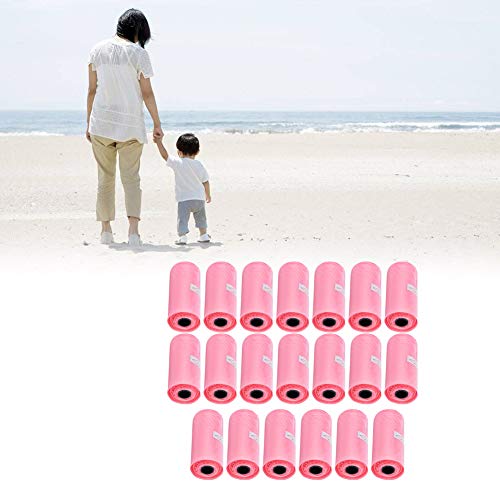 Image of 20 Rolls Diaper Bags, 28 x 17 x 2 cm Diaper Bag Waste Pick Up Bag for Newborn, Helpful Baby Item,