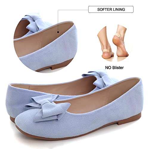 Dear Time Women's Flats Shoes Bowknot Dressy Ballets Loafers Wedding Business Casual Walking Shoes4