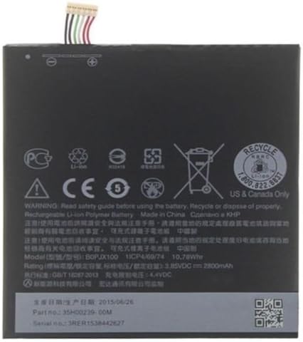 SROCK 2800 mAh Compatible Battery for HTC One E9+/E9 Plus B0PJX100