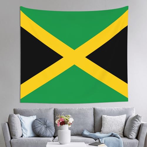 Tapisserie drapeau Jamaïque 152x130 cm JEJEA déco murale