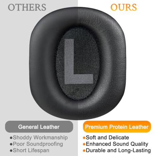 Image of SOULWIT Earpads for Logitech G Pro X Headphones - Black | for G Pro, G Pro X(1 /2 /SE) Headphones