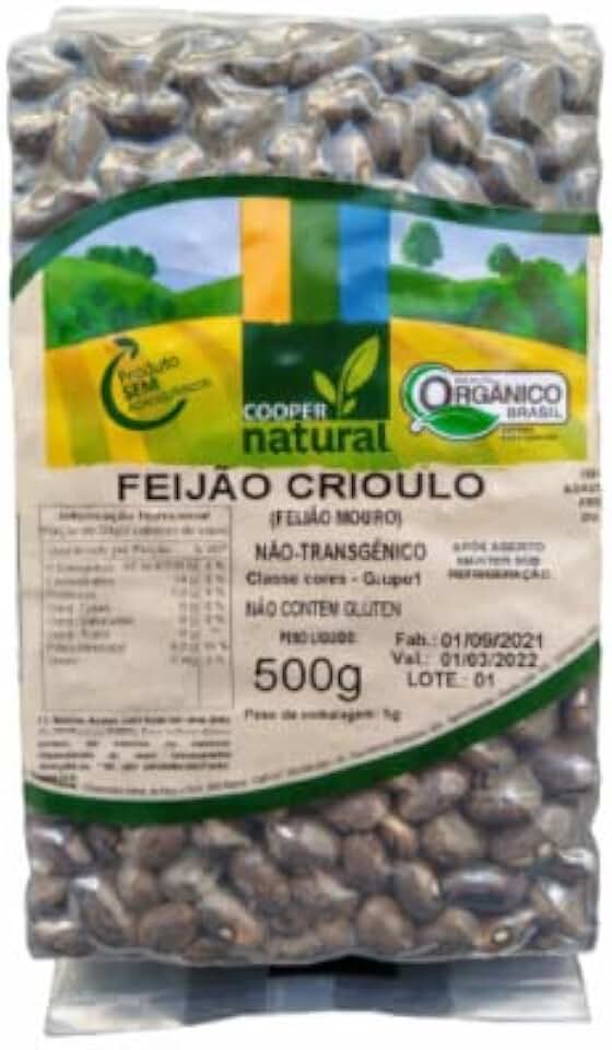 Feijão Crioulo Orgânico Coopernatural 500g