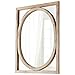 Cyan Design 07015 Revolo Mirror, Burnt White