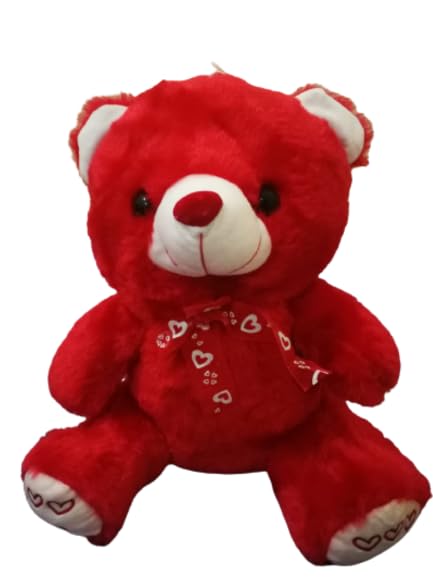 Large Plush Teddy Bear 14 Inches Tall Cuddly Super Soft Stuffed Big Huggable Adorable Giant Kids Favorite Toy (Orange)