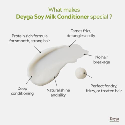 Deyga Soy Milk Conditioner | Repairs Dry & Rough Hair (50ml)
