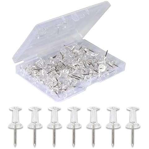 YEVEETTE 120-Pack Push Pins Cover