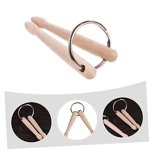 Llavero con diseño de tambor para baterista, anillo estético para llaves, colgante decorativo para bolsas miniatura 7