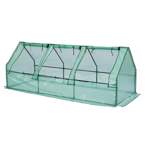 OSJ ���C�Y�h�x�b�h �K�[�f���x�b�h �r�j�[���n�E�X 245*97*95cm ����Ȃ� �� ��� �v�����^�[ �ʕ��͔|�p �K�[�f���t���[�� ������� �g���ȒP �K�[�f���{�b�N�X ���O �ƒ�؉� DIY ��� �A�� �� �ԉ� �ƒ�p