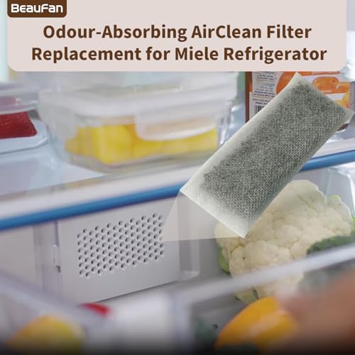 Beaufan 2 FRGPAAF2 PureAir AF-2 Air Filter and 4 PureAir PK-2 Refill Filter Compatible with FRIGIDAIRE Gallery Models GRMC2273BF, GRMC2273BD, GRMG2272BF, Produce Keeper Air Filter - Thumbnail 3