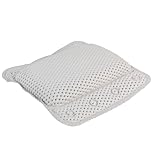 Beldray Anti Bac Bath Pillow - Easy to Clean, Secure Suction Cups, Relaxing Cushioned Design, Stylish, Treated with Thiabendazole & Zinc Pyrithione, Supports Head & Neck While Bathing