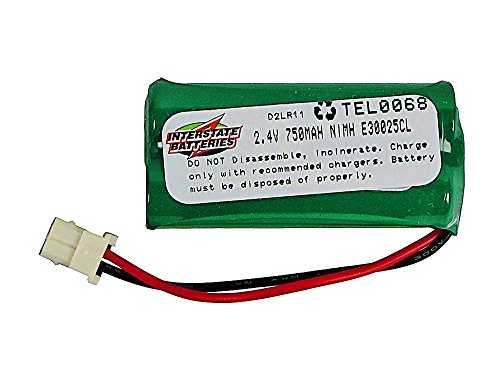 interstate all battery ctr tel0068 2.4V, 750Mah, Ni-Mh Cordless Telephone Battery