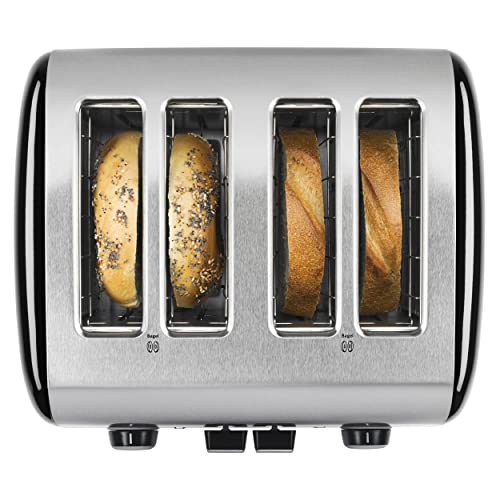 Image of KitchenAid 4 Slice Manual Lift Toaster KMT4115OB, Onyx Black