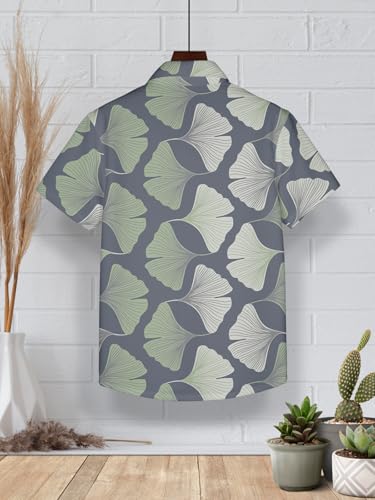 Image of HELLCAT White, Dark Blue Trendy Regular Fit Printed Causal Shirt for Boys - Pack of 2