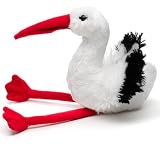 Uni-Toys - Storch Plushie - 19 cm (Höhe) - Plüsch Vogel - Plüschtier, Kuscheltier