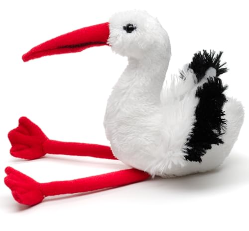 Uni-Toys - Storch Plushie - 19 cm (Höhe) - Plüsch Vogel - Plüschtier, Kuscheltier