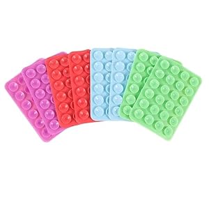 BESTOYARD 8 Pack Suction Phone Case Mount, Silicon Adhesive Phone Case Adhesive Silicone Suction Cup Phone Holder Case Mobile Accessory Holder for Hand Mobile Devices Mount